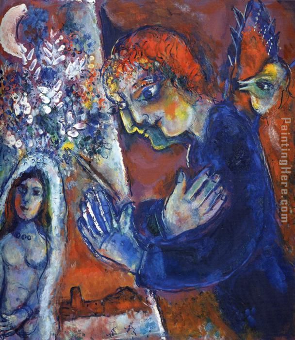 Marc Chagall Artist at Easel